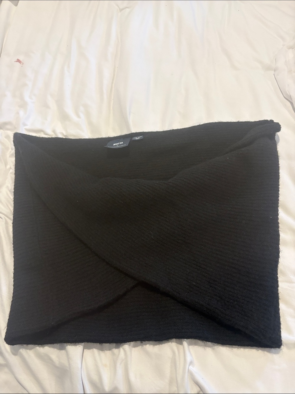 Maeve black wool shrug